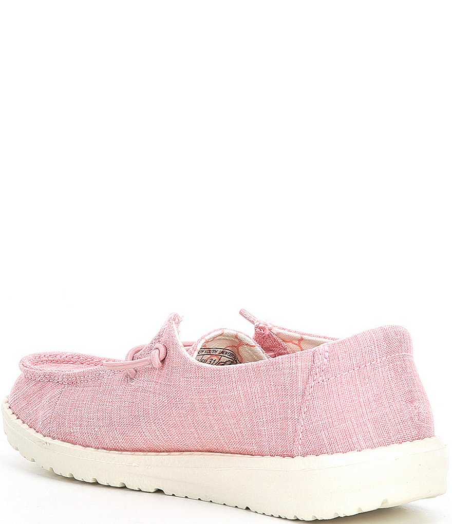 Hey Dude Girls' Wendy Linen Washable Slip-Ons (Youth)