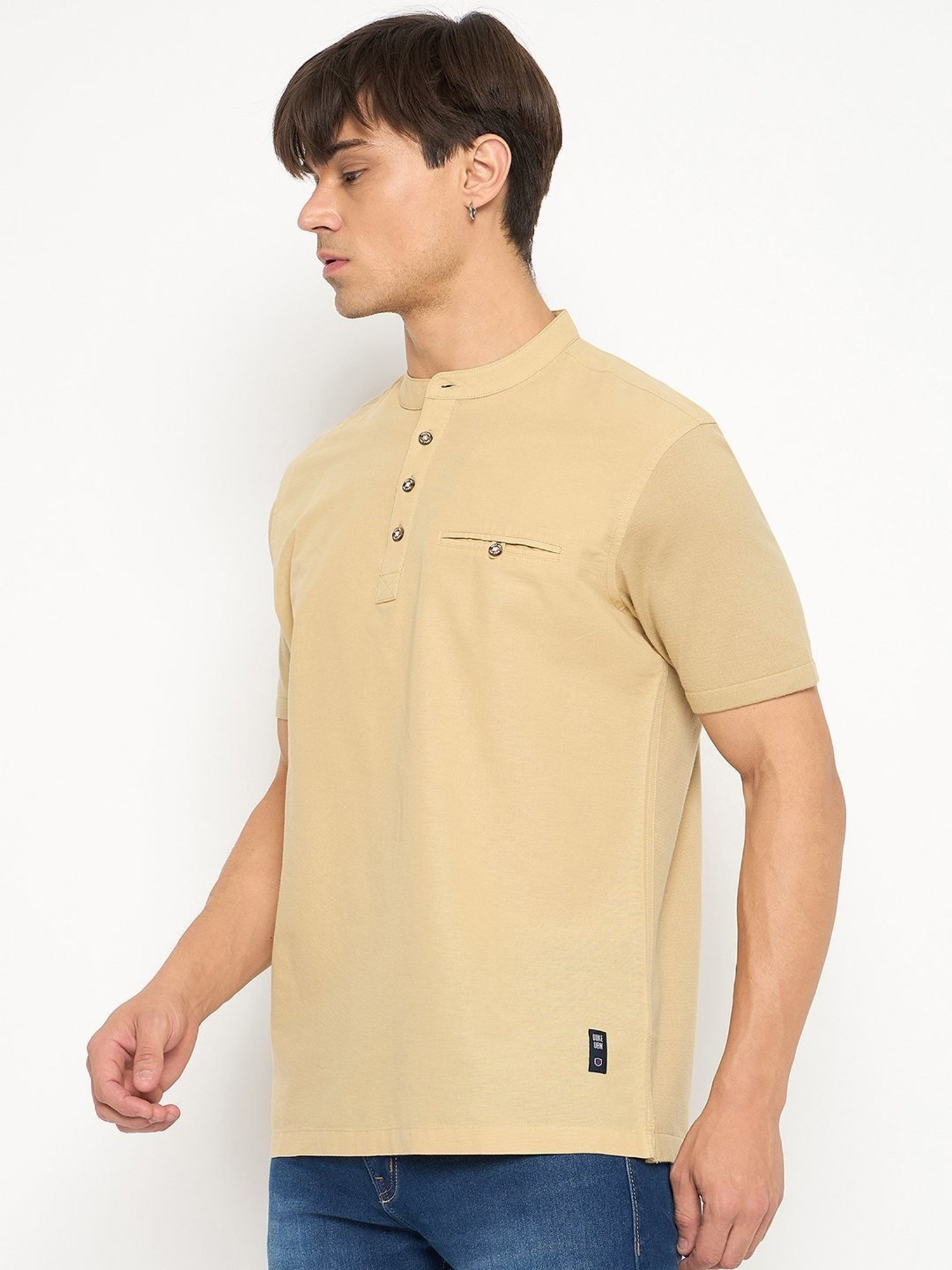 Duke Khaki Slim Fit T-Shirt