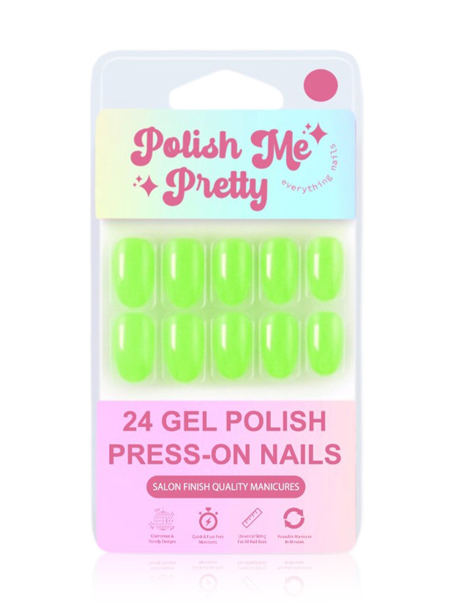 L.A. Girl Soak-Off Silicone Nail Caps - Pack of 10