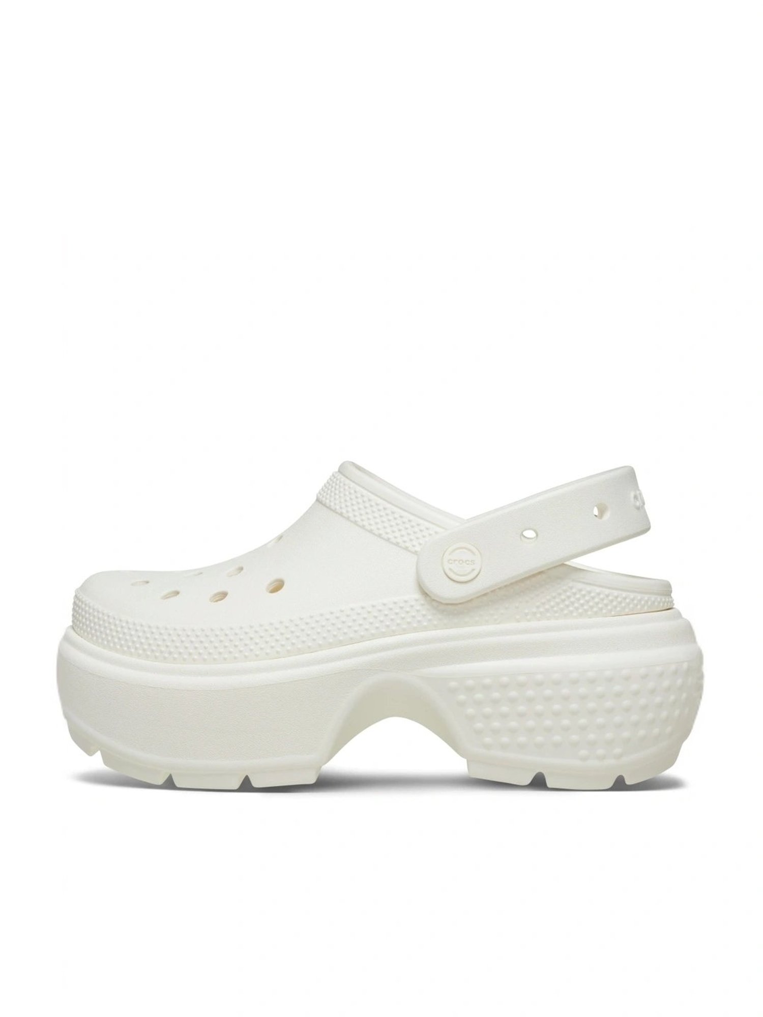 Crocs Men's Stomp White Back Strap Clogs