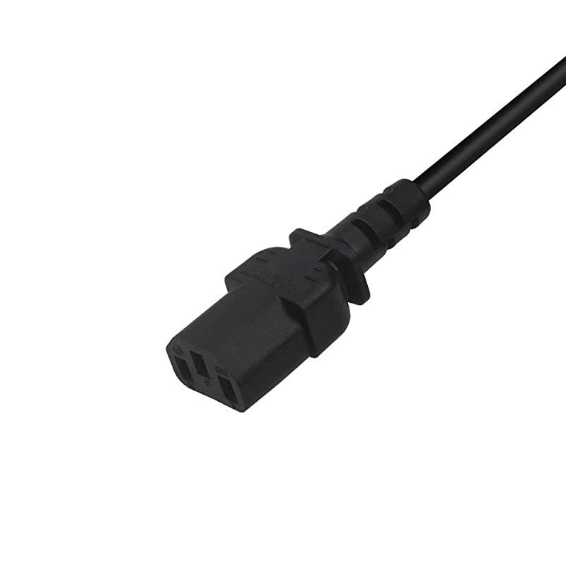 Universal Power Cord 6 Feet Power Cable for Personal Computer PC Monitor Smart TV Printer Power Supply Replacement 3 Prong NEMA 515P to IEC320C13 7A 125V Extension Cable