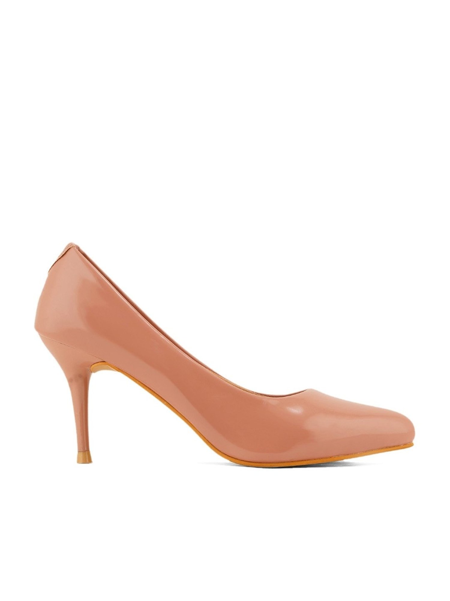 Elle Women's Peach Stiletto Pumps