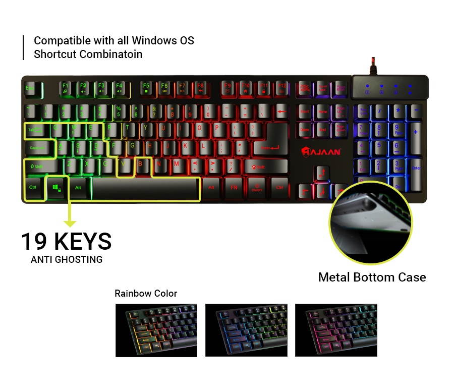 HAJAAN Thunder T50 Gaming Desktop Tower PC - AMD Ryzen 5 3600X Hexa-Core Processor 3.8GHz, 16GB DDR4 RAM, 512GB SSD+1TB HDD, Nvidia GeForce GTX 1650 4GB, WIFI Windows 10 Home, NEW