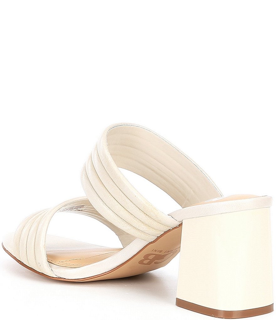 GB Band-It Two-Band Leather Slide Mules