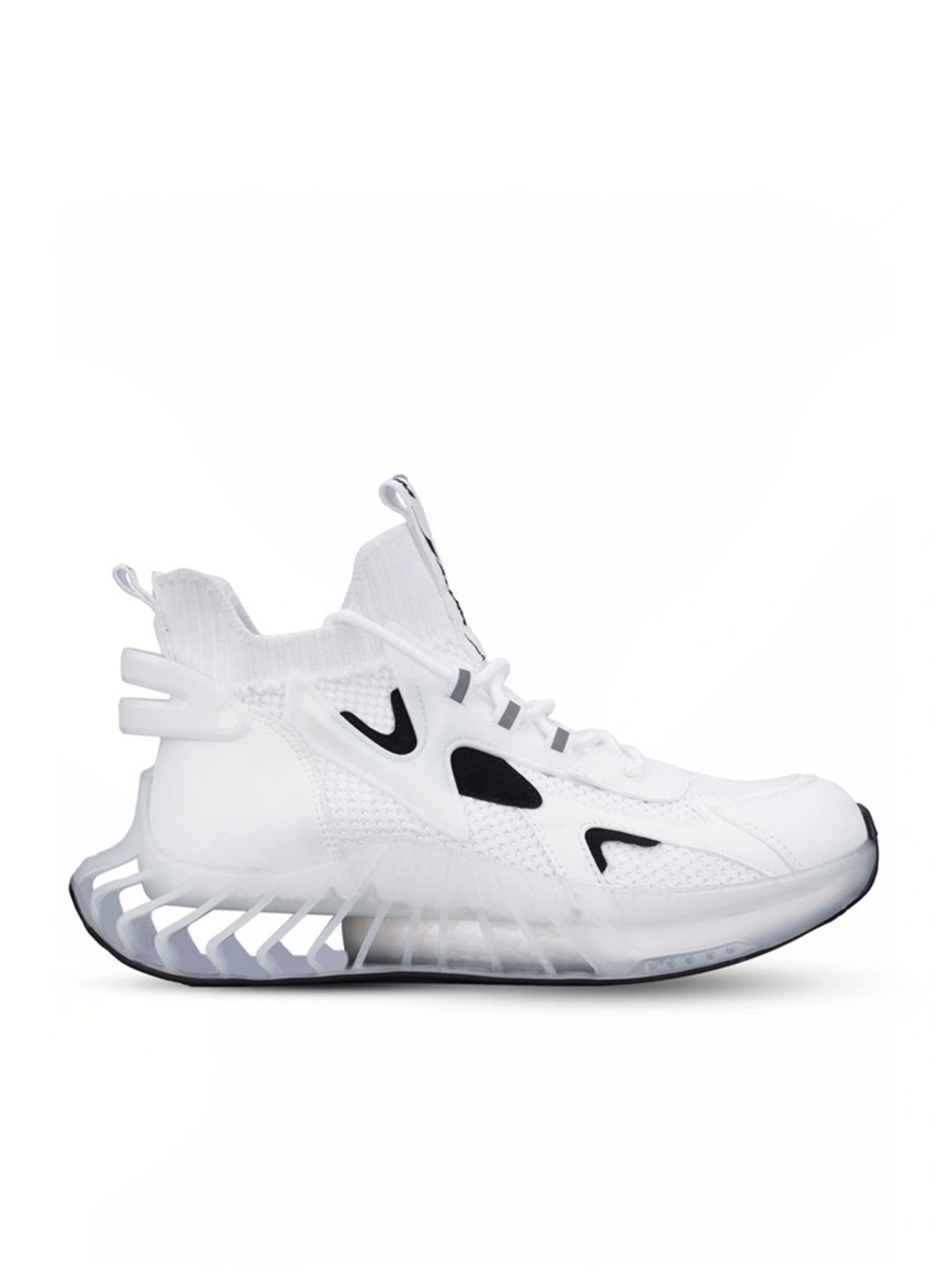 Atom Men's SpeedRider White Running Shoes