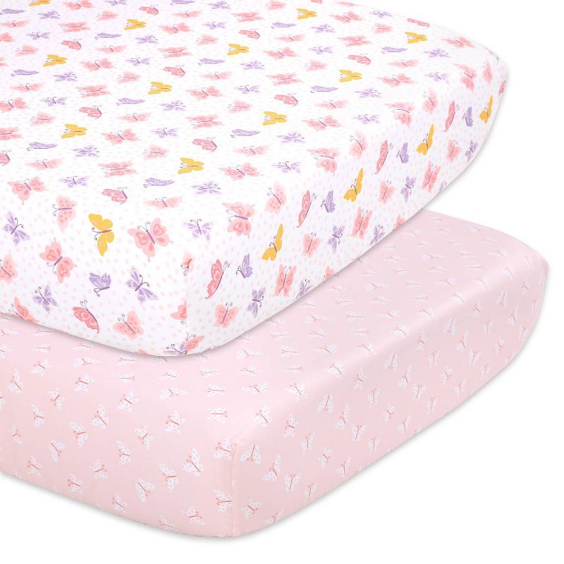 Clementine Kids Blush Bloom Crib Sheet