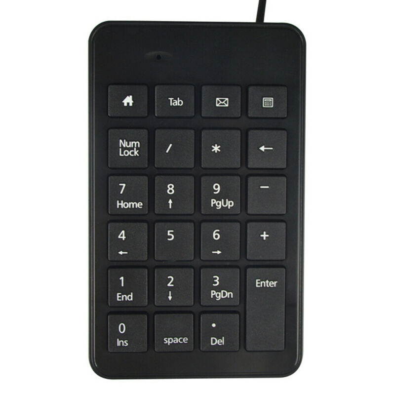 Vicabo 23 Keys Wired USB Numeric Keypad, Mini Digital Keyboard for IMac/MacBook Air/Notebook/Desktop
