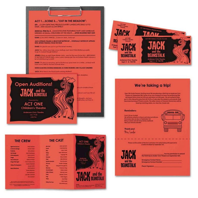 Neenah Paper Astrobrights Printer Paper, 8.5" x 11", 500 ct - Red