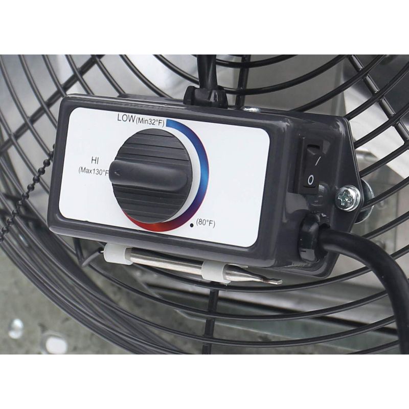 iLiving ILG8SF14V-T 14 Inch 3 Speed Attic Garage Growing Ventilation Exhaust Fan