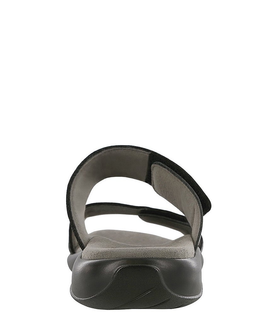 SAS Nudu Dot Printed Leather Wedge Slides