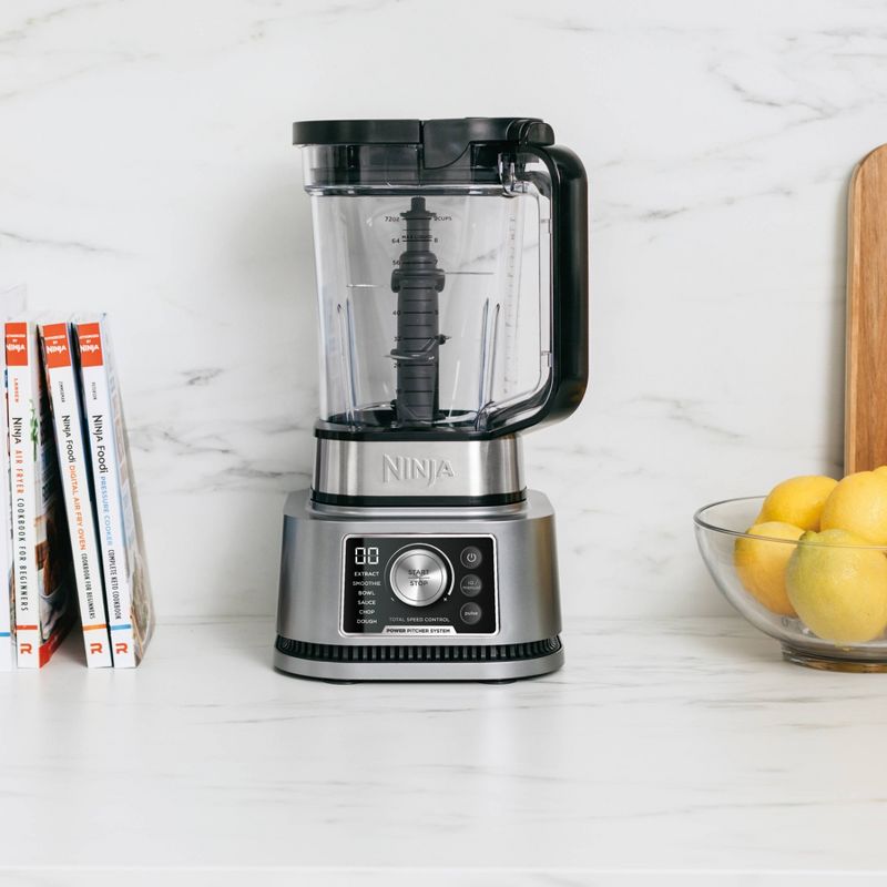 Ninja Foodi Power Blender & Processor System with Smoothie Bowl Maker and Nutrient Extractor + 4in1 Blender + Preset