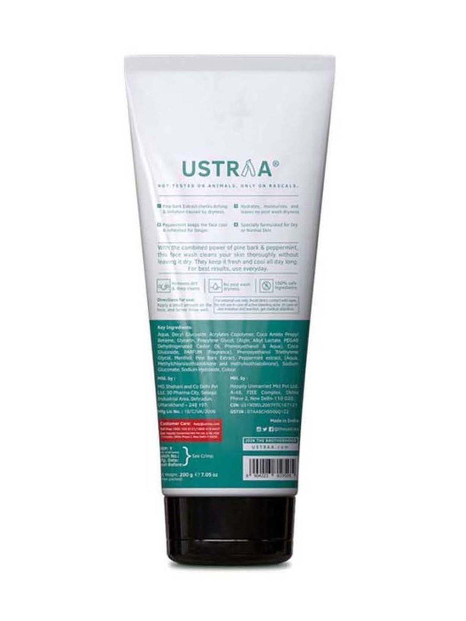 Ustraa Power Face Wash & Hair Growth Vitalizer Combo Set