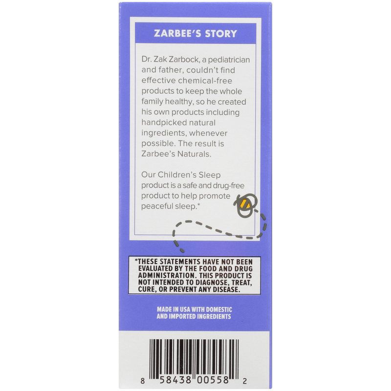 Zarbee's Children's Sleep Tablets with Melatonin - Grape Flavor - 50ct
