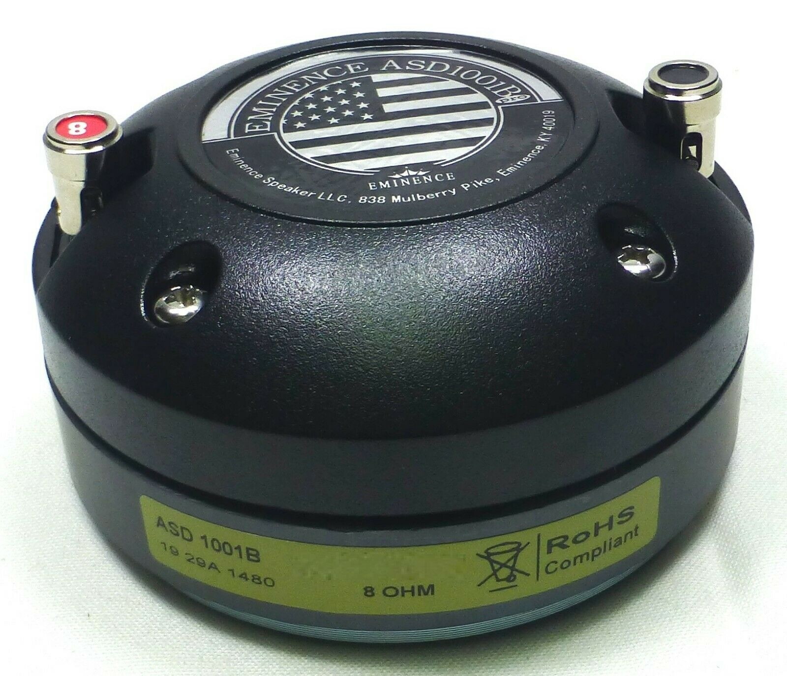 Eminence ASD:1001B Bolt-On 1" 50 Watt 8 Ohm High Frequency Driver