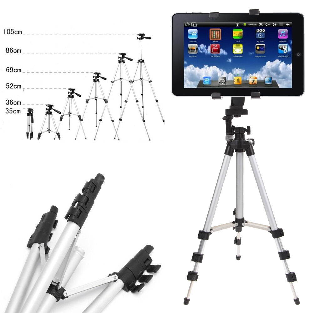 1M Tripod for Mobile Phone Tablet iPad Tripod for News Interview Live Speech Tripod