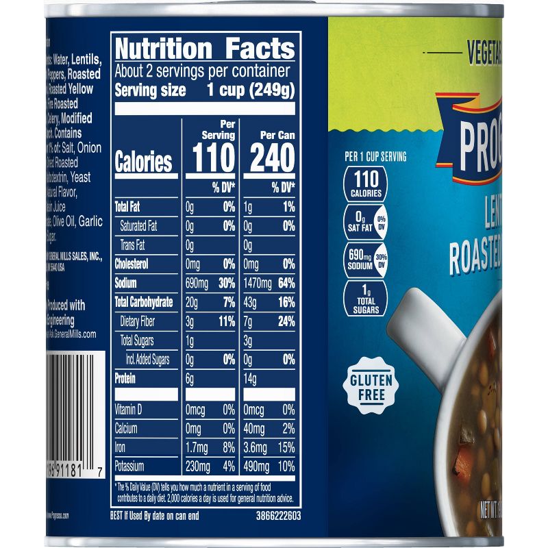 Progresso Vegetable Classics Lentil with Roasted Vegetables Soup - 18.5oz