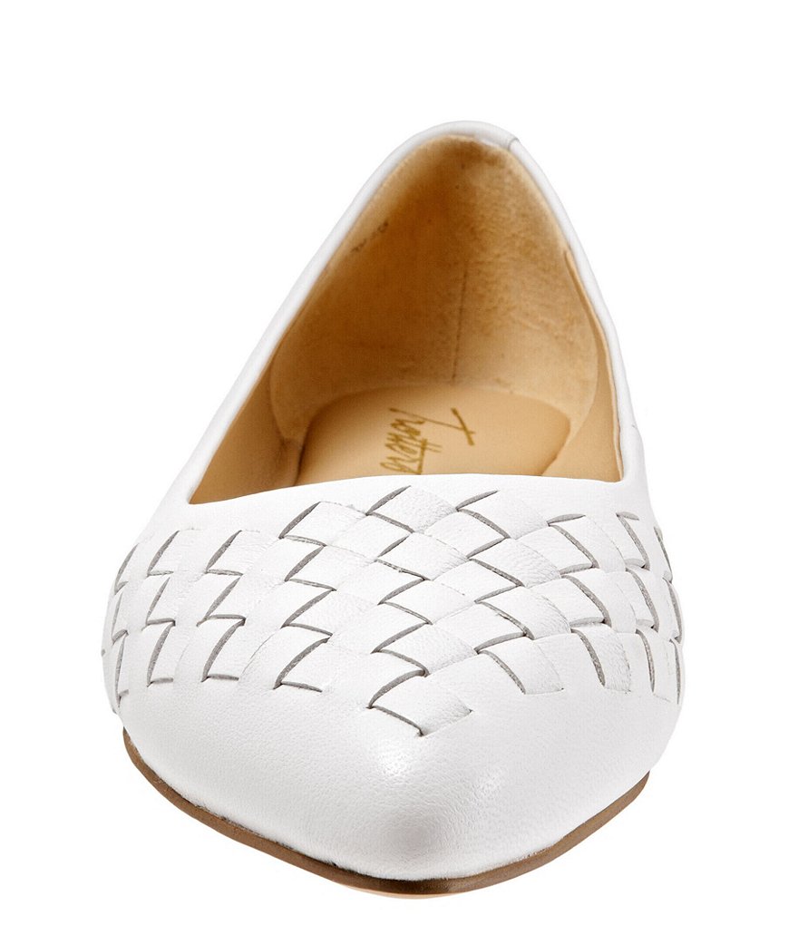 Trotters Estee Woven Leather Flats