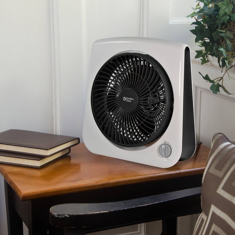 O2COOL Rechargeable Deluxe Necklace Fan with USB Cord Gray