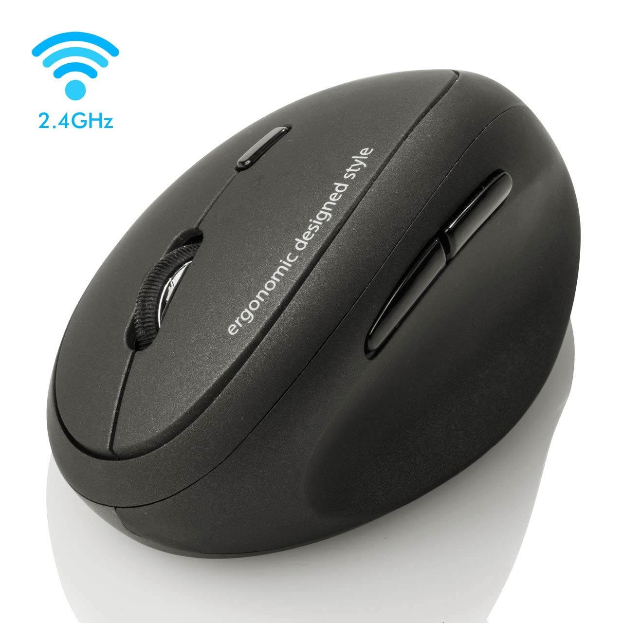 Wired Ergonomic Mouse, Optical Vertical Mice, for Small Hands, Reduce Wrist Strain, (1000/1600 Adjustable DPI, 6 Buttons) Compatible with MacBook, Laptop, Desktop, Windows, Mac OS, GMAERG16