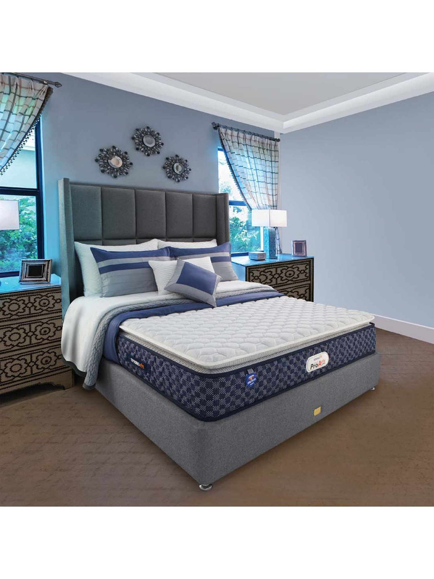 Springfit Pro Activ Jump Ortho Bonnell Spring Luxury Bed Mattress 6 inch-Single Size(72x36x6)