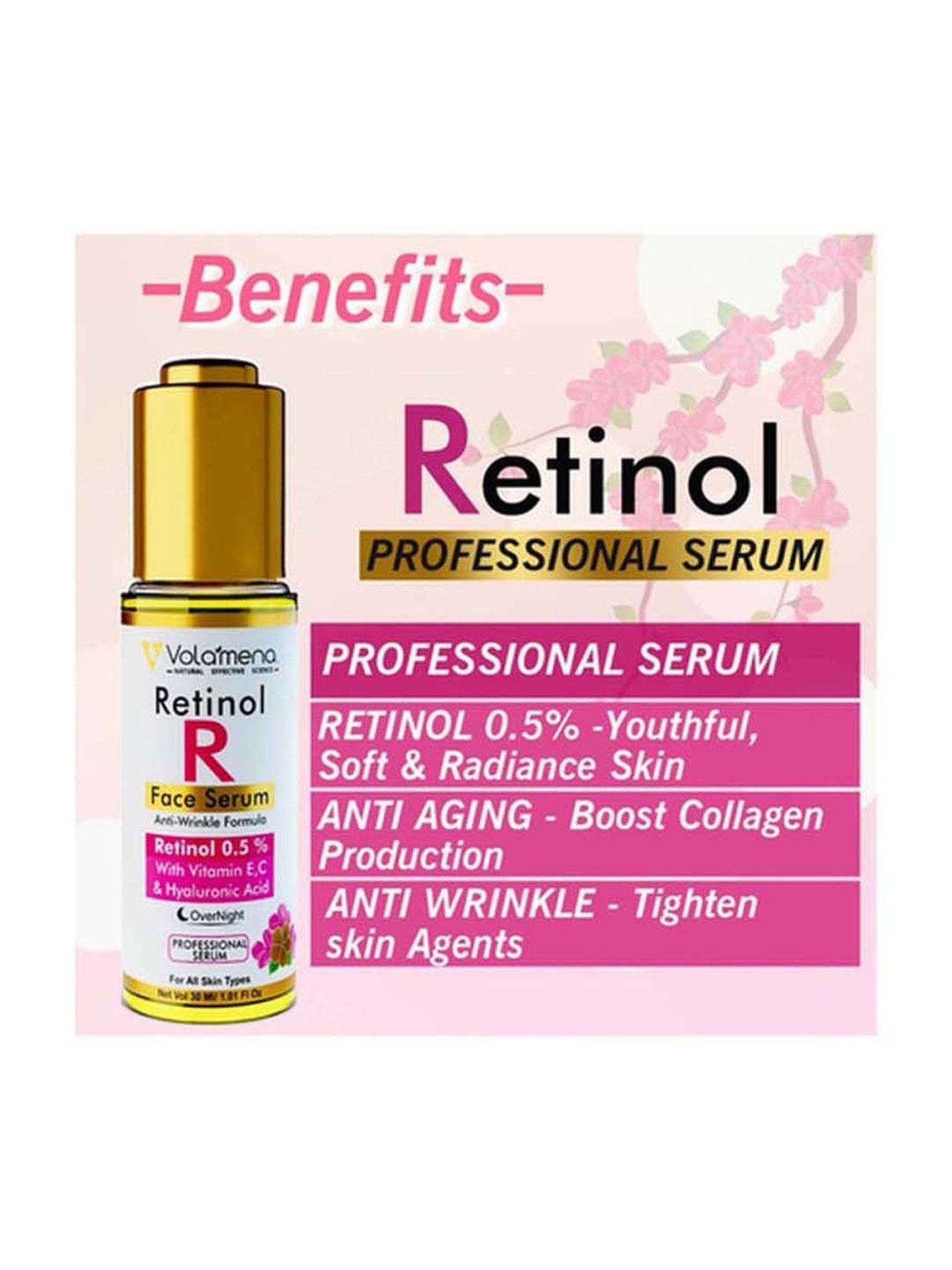 Volamena Retinol Face Serum - 30 ml