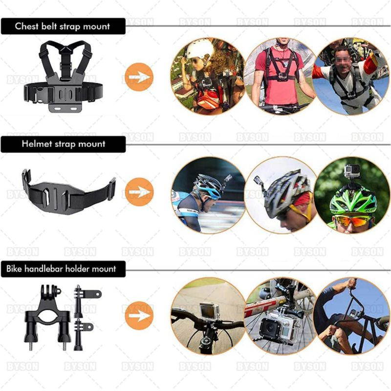 Ackmioxy 51 in 1 Accessories Kit for GoPro Hero 9 Black with Waterproof Housing Case Travel Case Screen Protector Filter licone Sleeve Accessory Set for GoPro Hero 9 Black Camera Accessories