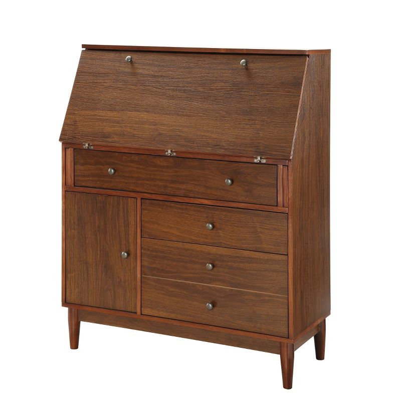 Wyanie Office Armoire Walnut - Acme Furniture