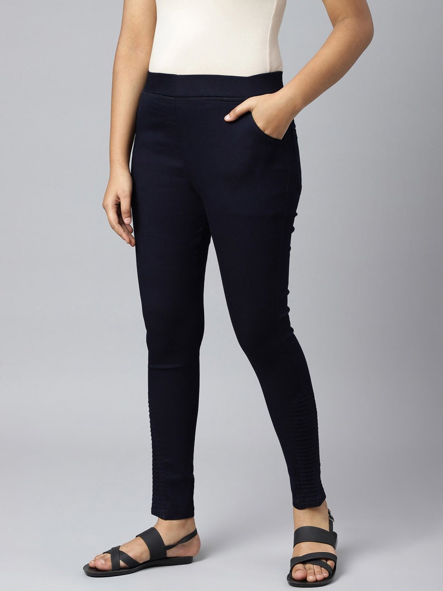 Elleven from Aurelia Blue Cotton Jeggings