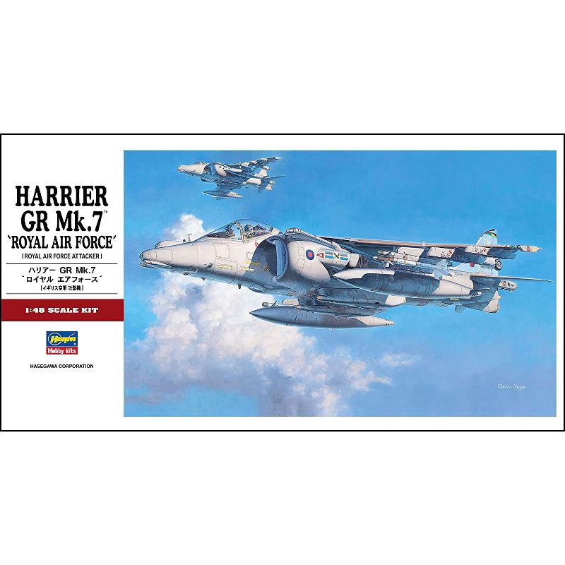 Hasegawa 1/48 Harrier GR. Mk. 7 Royal Air Force Plastic Model Kit