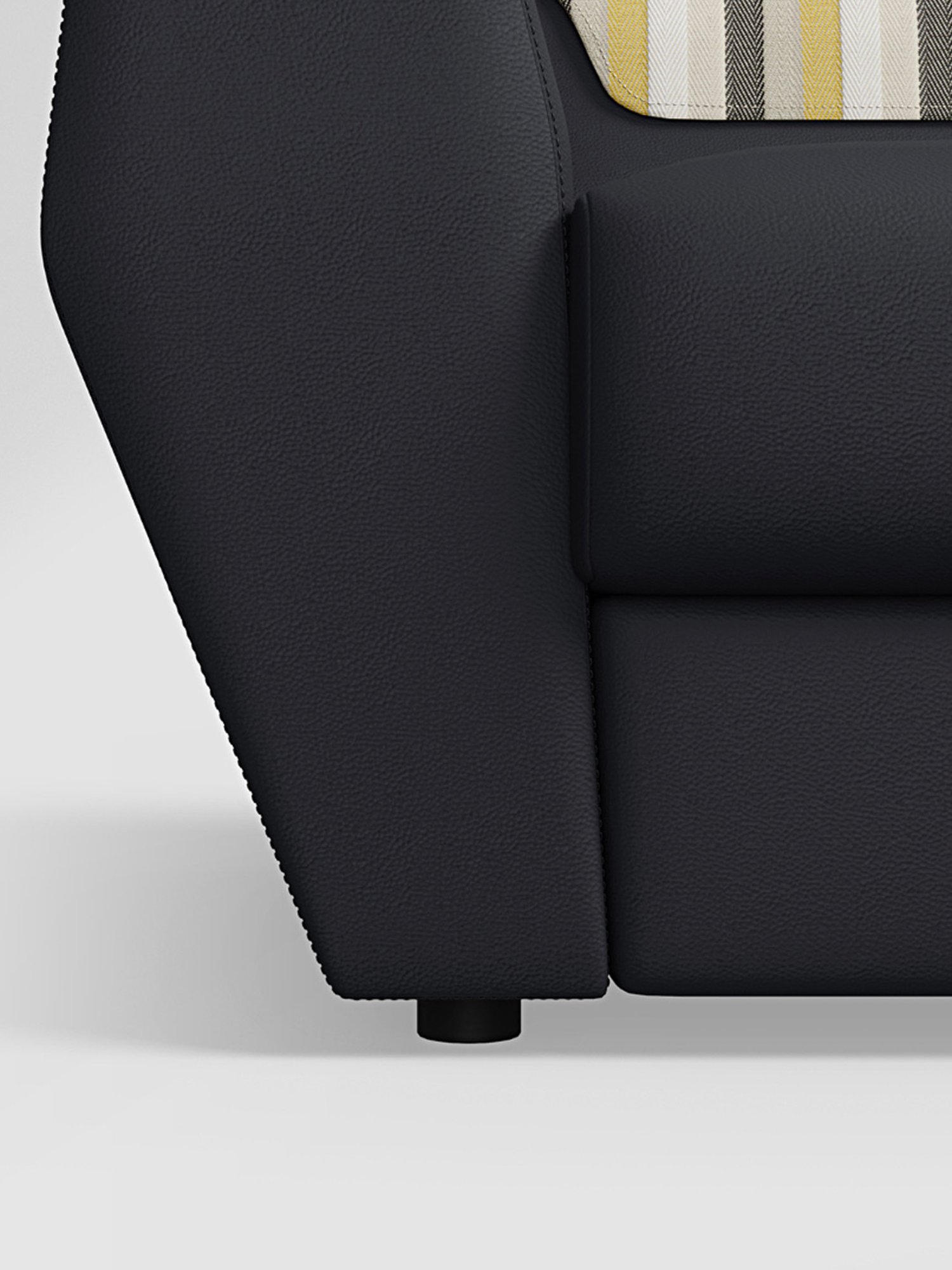 Queen Brady Convertible Sofa with Storage Gray - Serta