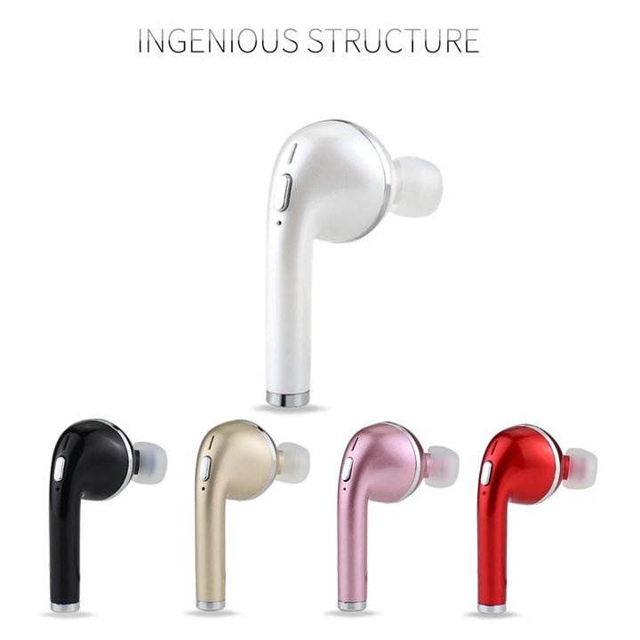 Bluetooth V4.1 Wireless In-Ear Headset for Right Ear - Rose Gold