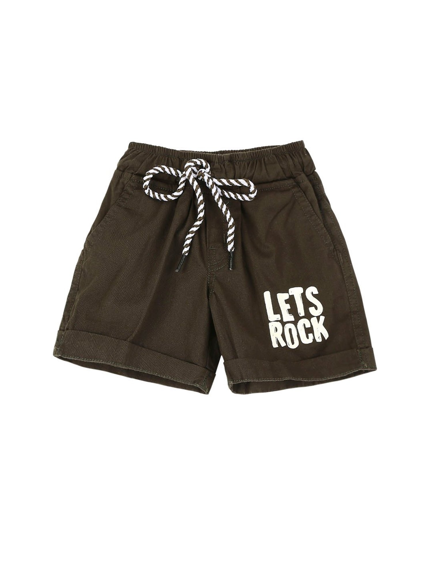 Mee Mee Kids Olive Graphic Print Shorts