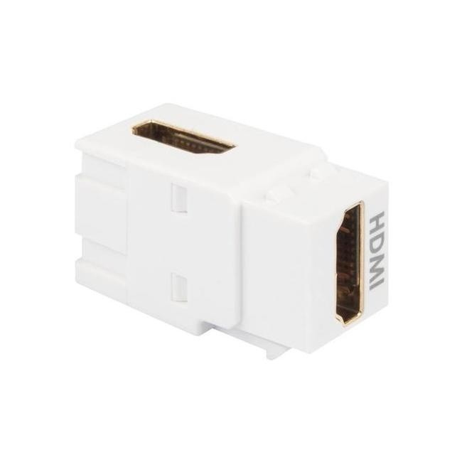 ICC IC107AHMWH MODULE, 90 DEGREE HDMI, F-F, WHITE