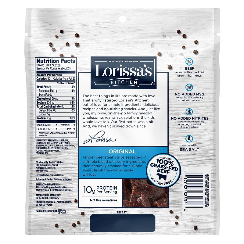 Tillamook Zero Sugar Original Beef Jerky - 6.5oz