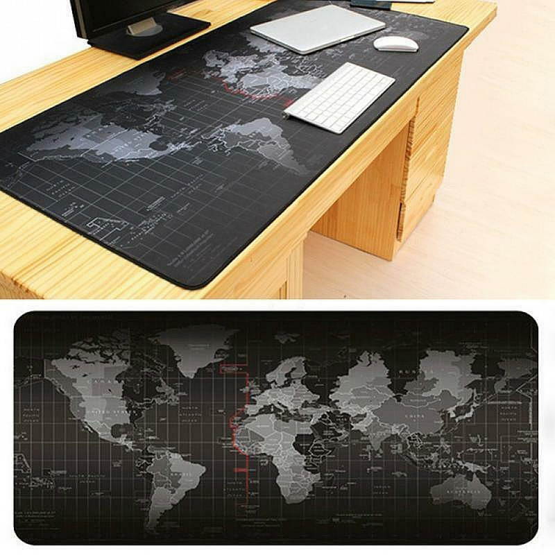 Gaming Mouse Pad Large Size 300*700MM Water-Resistant Extended Mouse Mat World Desk Mat Gaming Support for Computer, PC and Laptop