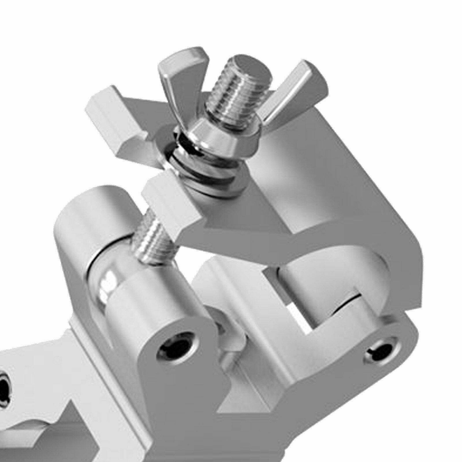 Global Truss Heavy Duty Dual Swivel Truss Lighting Clamp Silver