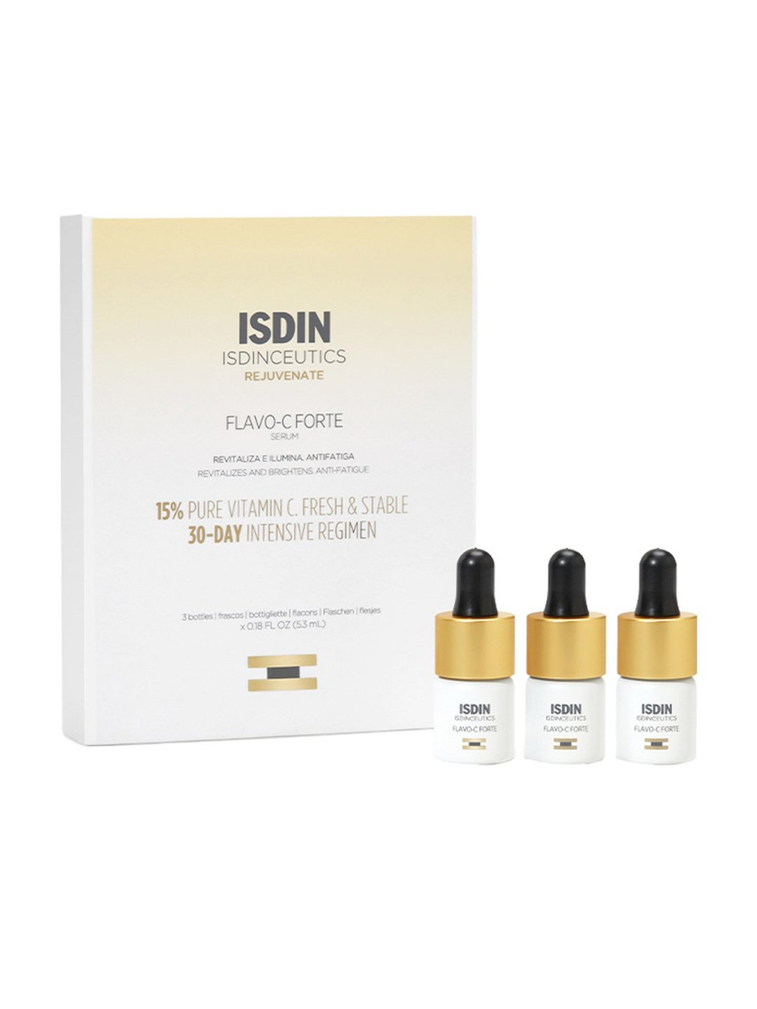 ISDIN ISDINceutics Flavo-C Forte Serum - 5.3 ml Each (Pack of 3)