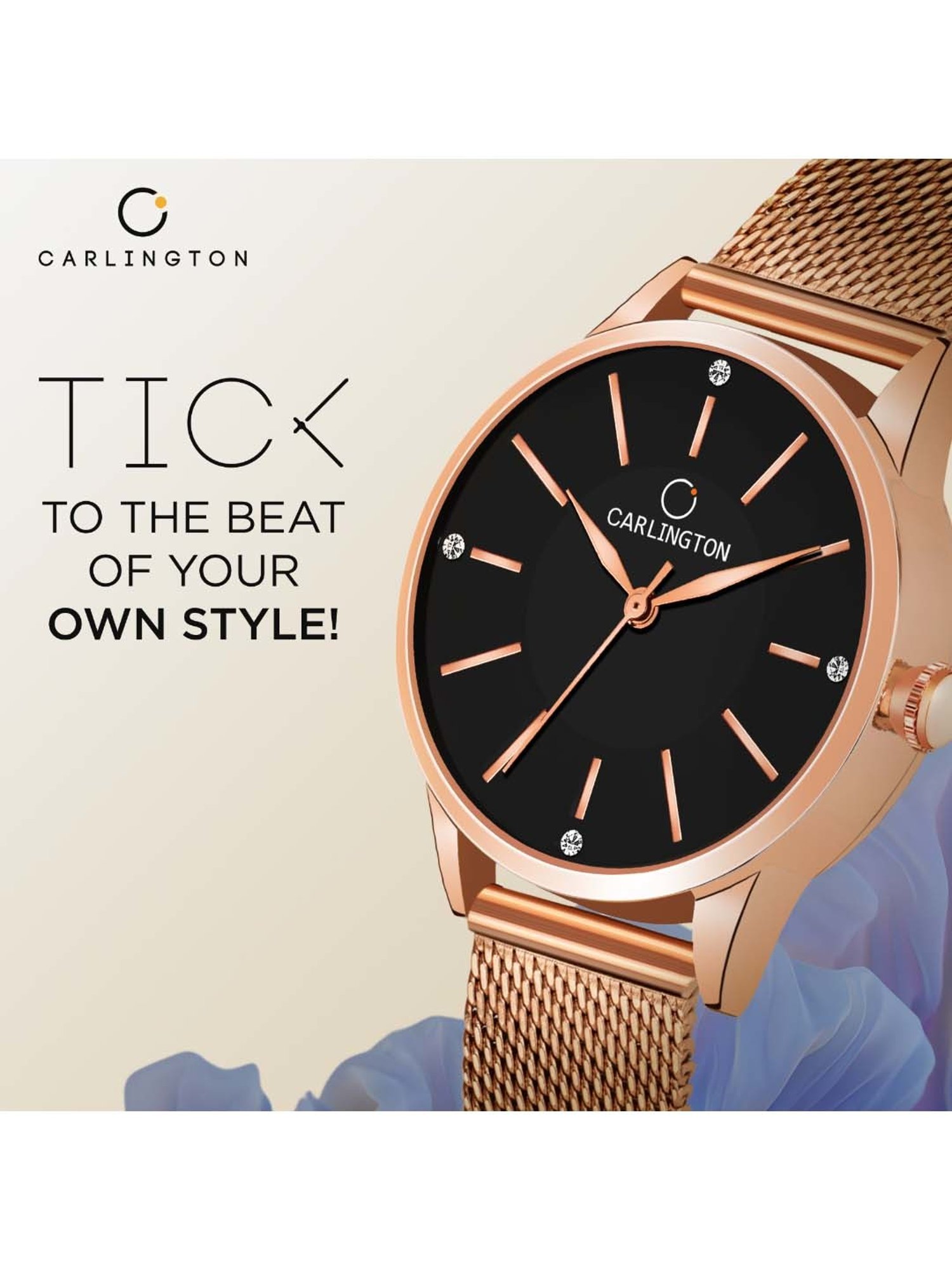 CARLINGTON CT 2004 Analog Watch for Women