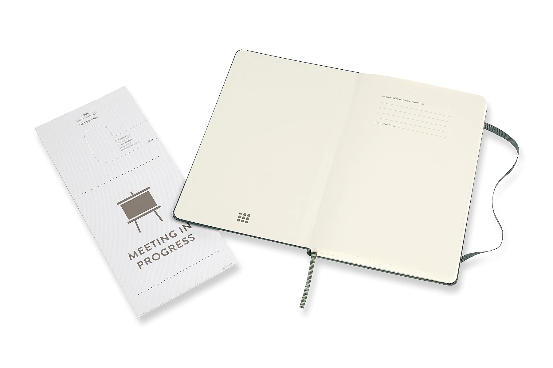 Moleskine MSKN PRO Notebook Large (5x8.25) Forest Green 620763