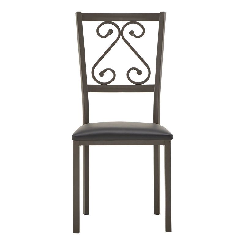 Set of 4 Ramona Side Chairs Brown - Inspire Q