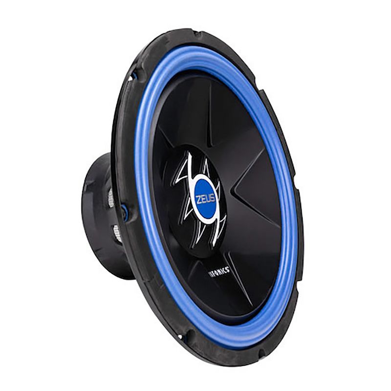 Hifonics ZG10D4 Zeus Gamma 10 Inch 600 Watt Power Max Dual Voice Coil Mobile Car Audio Subwoofer, Black
