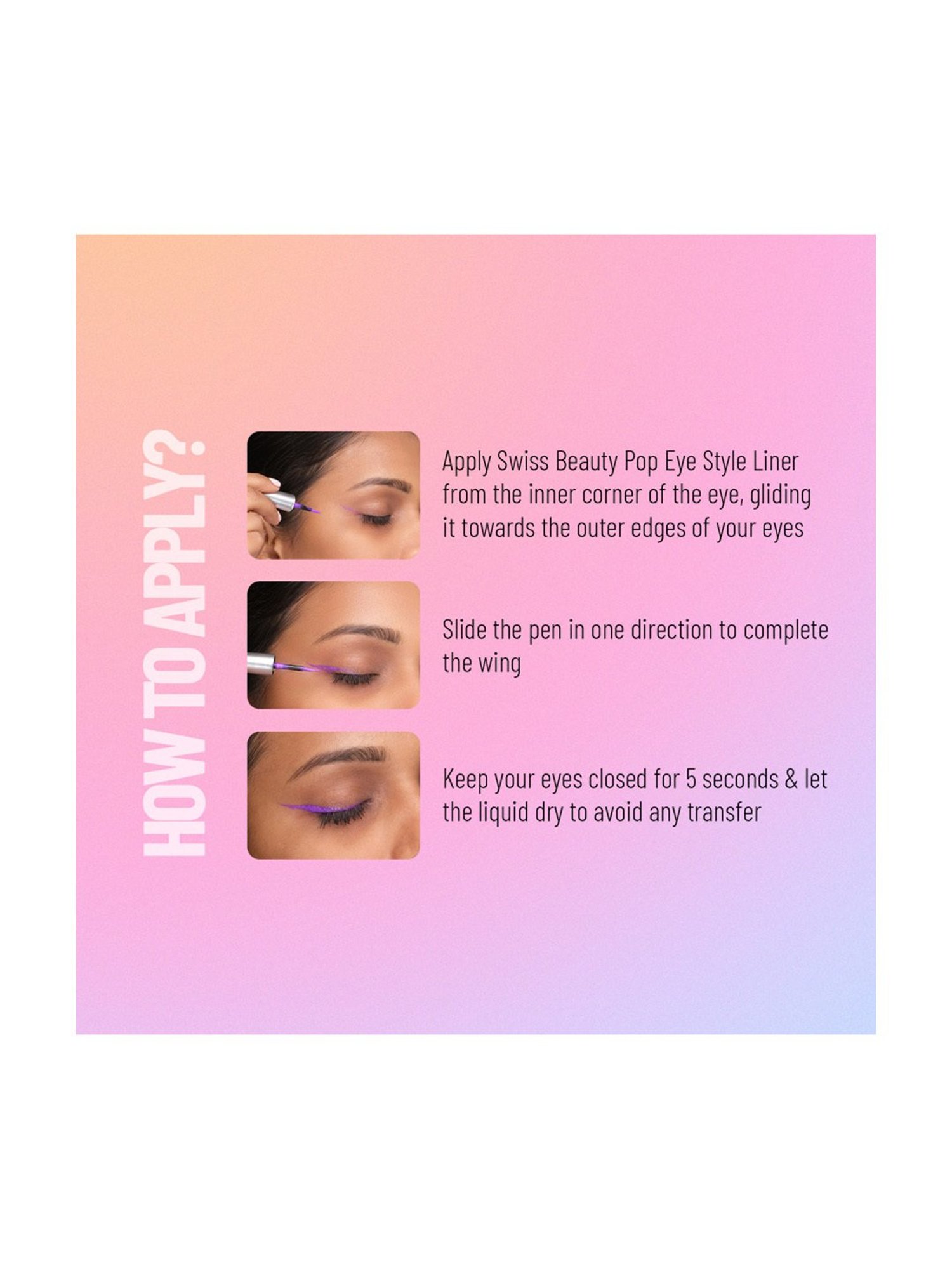 KINDED Liquid Eye Liner Golden Glaze & Greyish Silver Combo