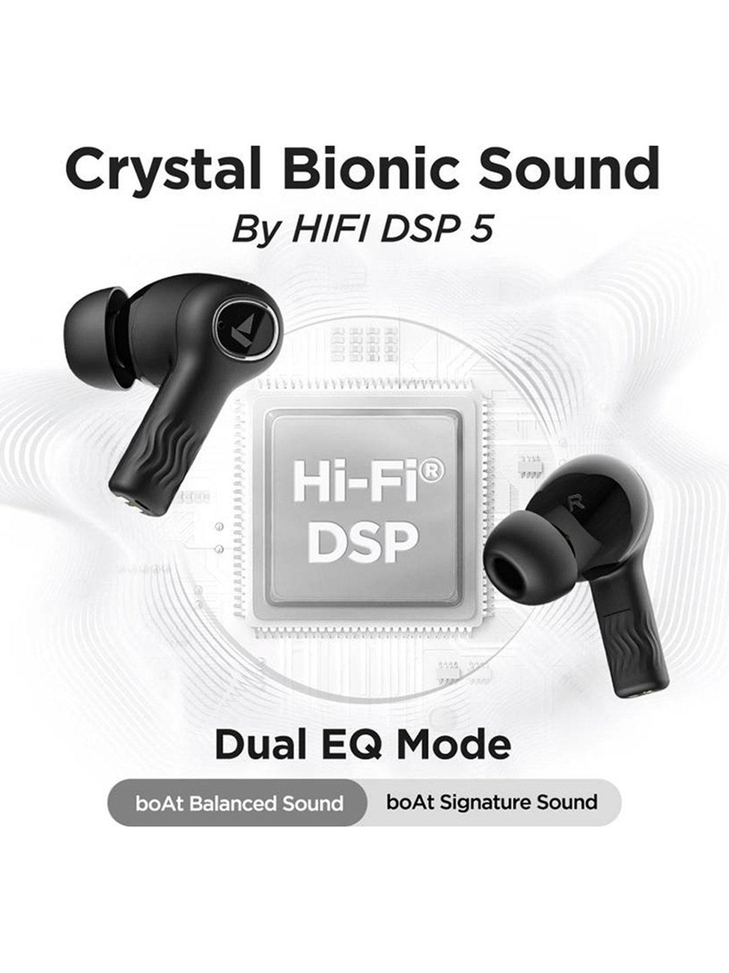 Boat Nirvana Ion In Ear Bluetooth Earbuds with Enx Technology (Charcoal Black, True Wireless)