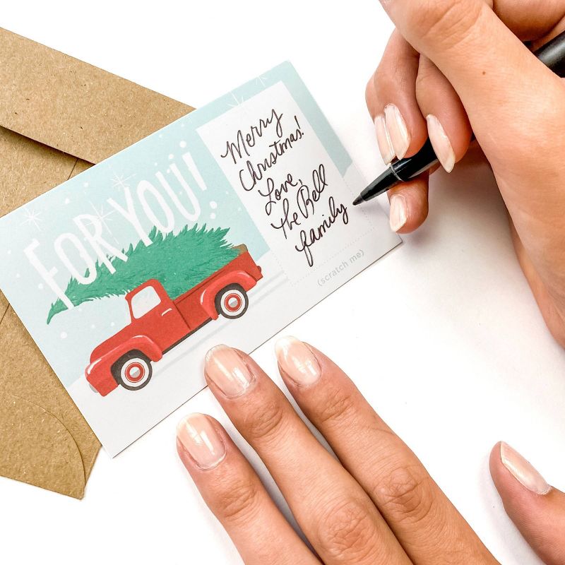 Assorted Trunk Scratch Off Mini Note Cards