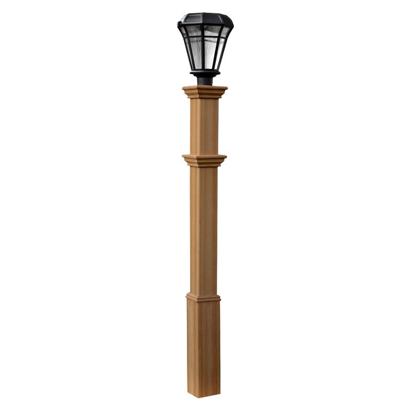 1 Light Outdoor Post Mount Black - Aurora Lighting