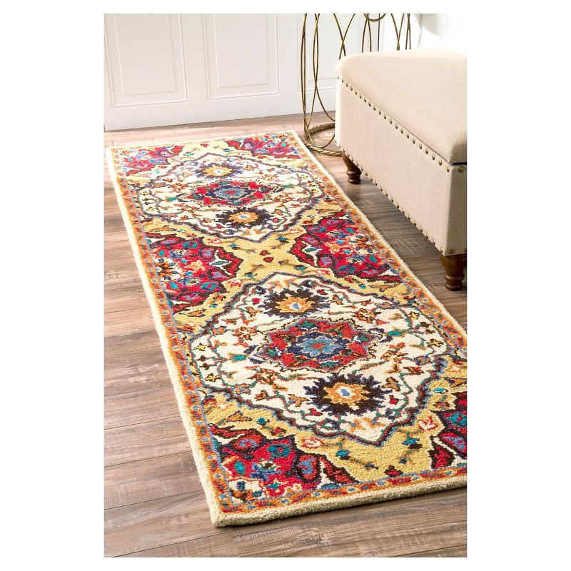 Red Solid Tufted Runner - (2'6"x8') - nuLOOM