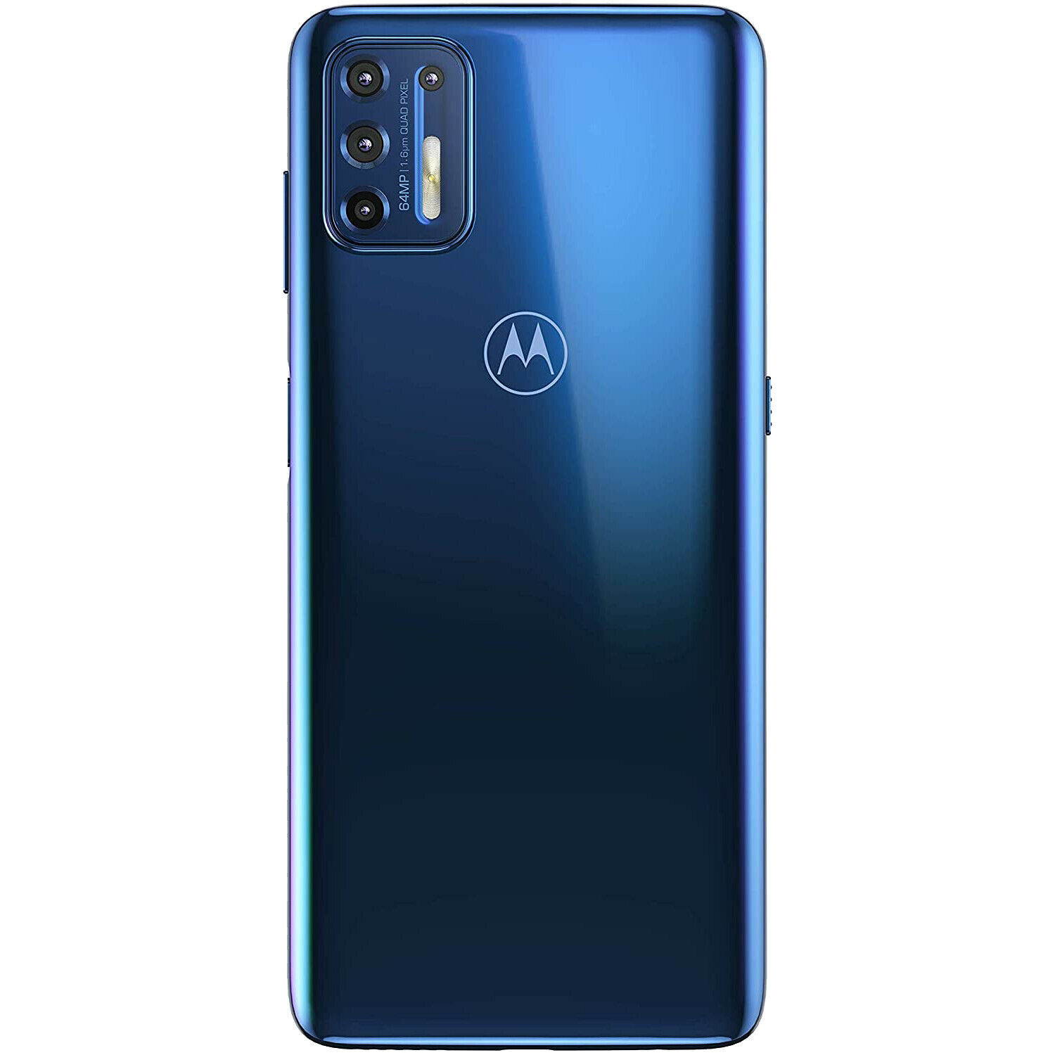 Motorola Moto G9 Plus Dual-SIM 128GB (GSM Only | No CDMA) Factory Unlocked 4G/LTE Smartphone (Navy Blue) - International Version