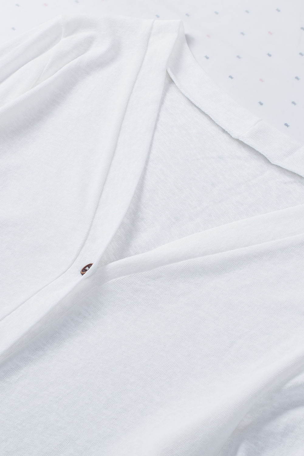 Karen Kane Long Sleeve Asymmetrical Hem Round Neck Sweater