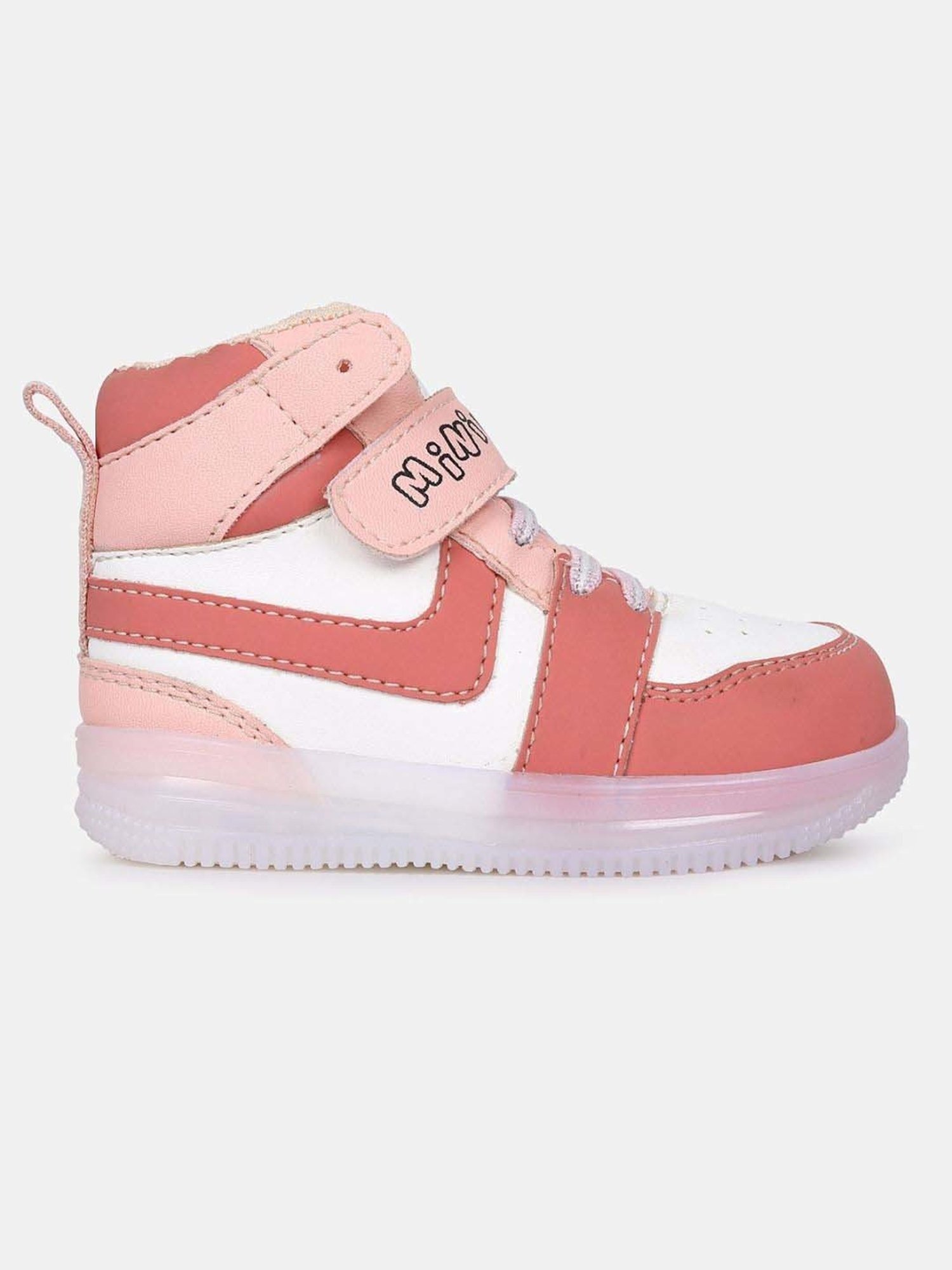 MINIKLUB Girls Pink & White Party & Club Wear Shoe