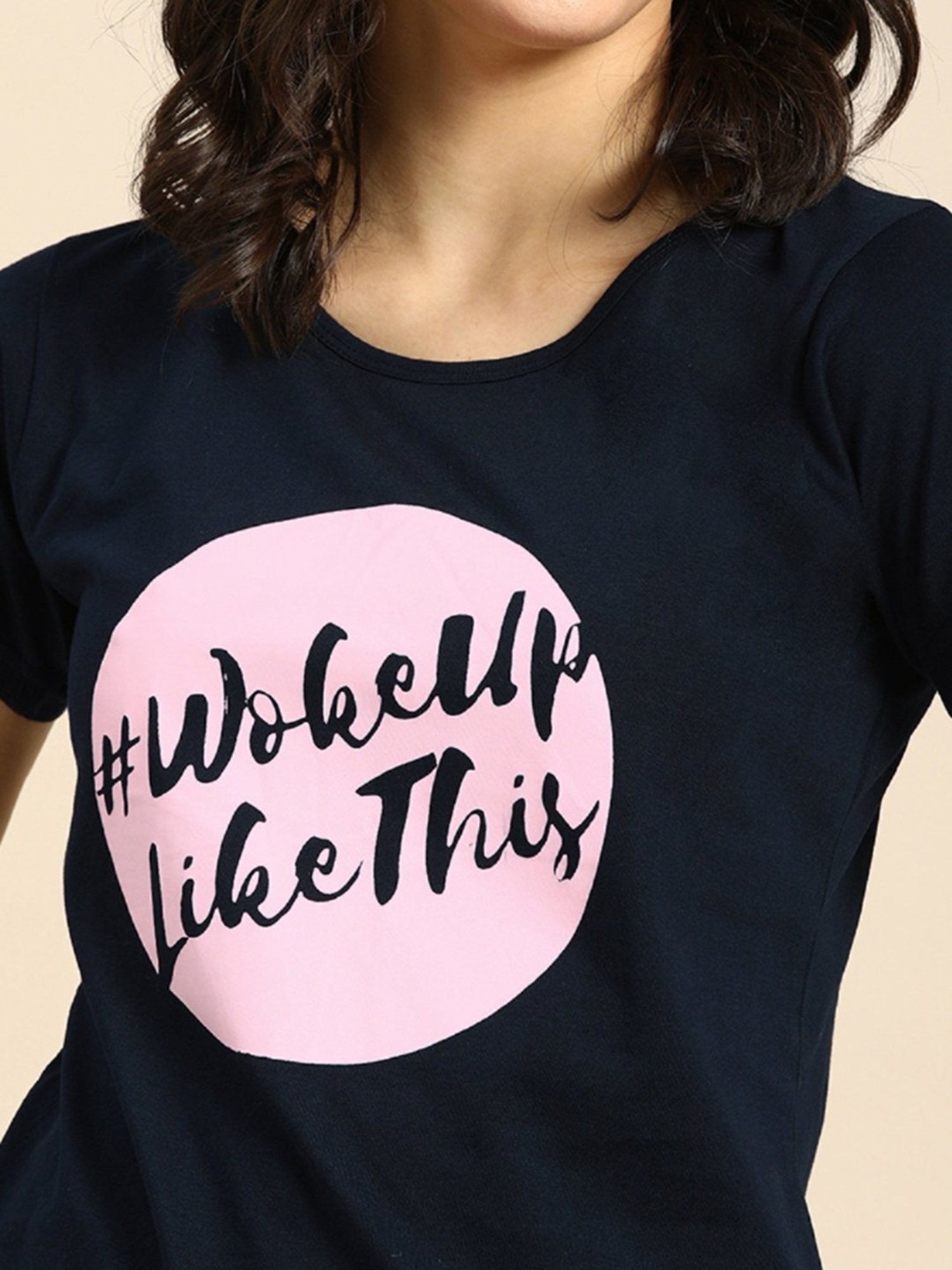 Clt.s Navy Printed T-Shirt